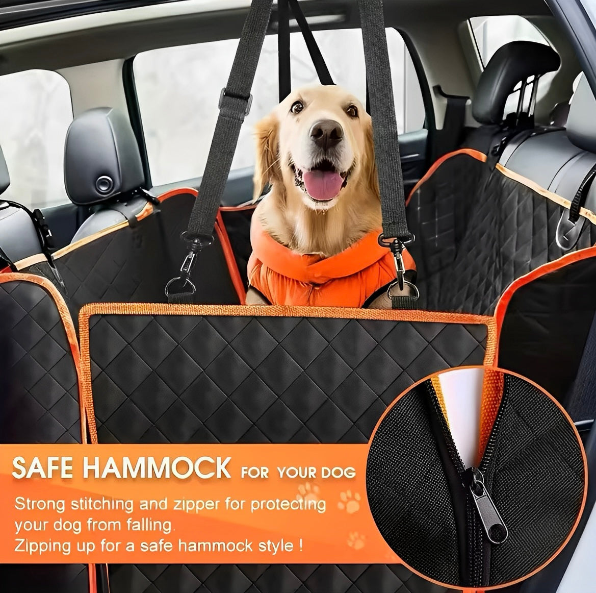 Cuddly™ Universal Dog Seat Cover For Car