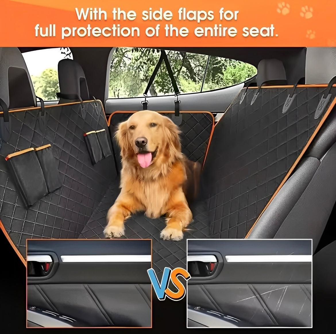 Cuddly™ Universal Dog Seat Cover For Car