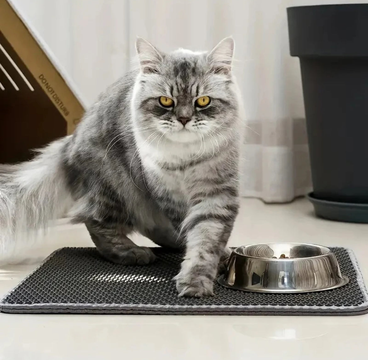 Waterproof,Non-Slip Cat Litter Mat.