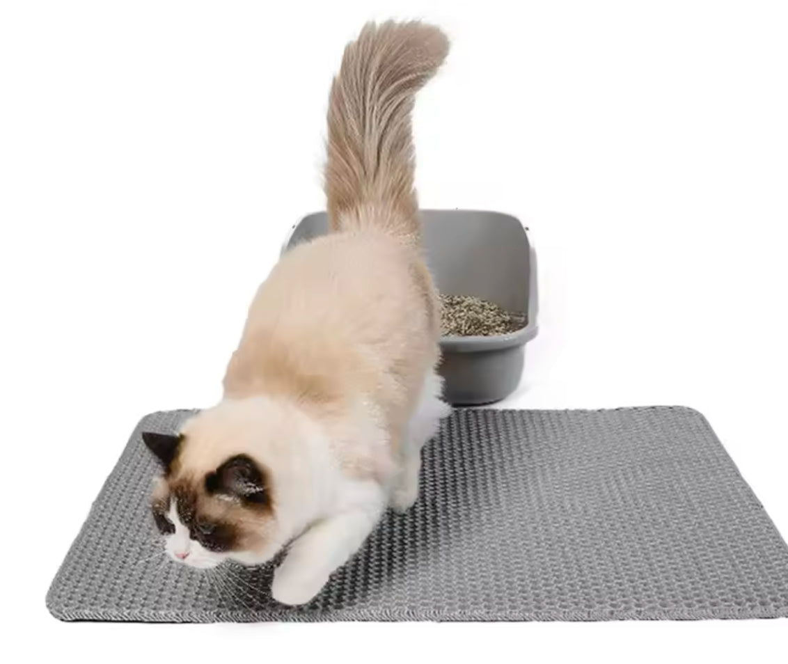 Waterproof,Non-Slip Cat Litter Mat.